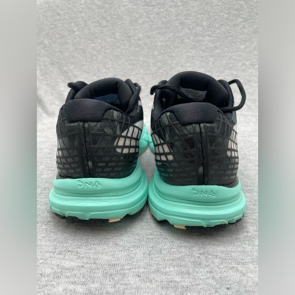 Brooks Womens Launch 3 1202061B071 Black Mint Green Running Shoes Size 8.5 - Picture 7 of 15